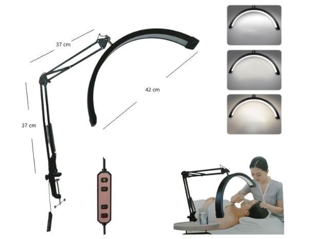 &uu LAMPARA MEDIA LUNA ARTICULADO Y9871